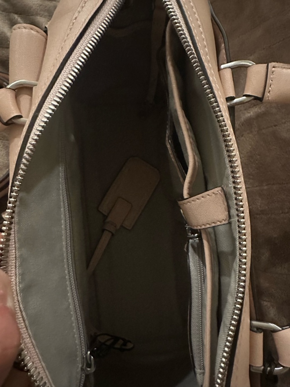 NWT TUMI Aria Satchel - Blush Pink Leather (Dust bag included) - Picture 5 of 7